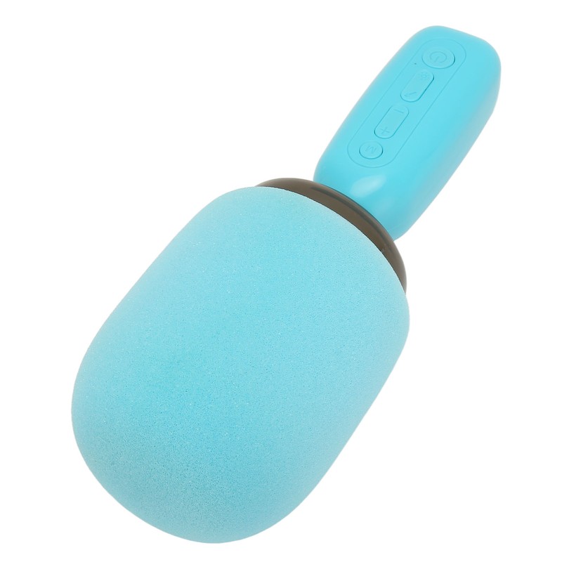 Handheld Karaoke Mic with RGB Light Support Memory Card Portable