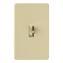 Lutron Toggler 1000-Watt 3-Way Incandescent Dimmer Switch, AY-103PH-IV, Ivory