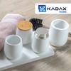 KADAX Cosmetics Tin, Ceramic Storage Tin, Cotton Wool Box with