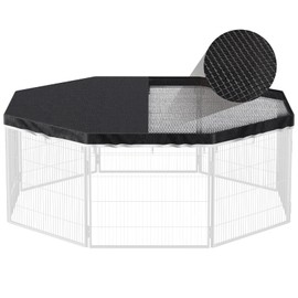PJYuCien Dog Playpen Top Cover - Fits Most 8 Panels 32 Inch Width Metal Dog Fence Octagonal Pet Pen (Note: Only PlayPen Top Cover, NO PLAYPEN)