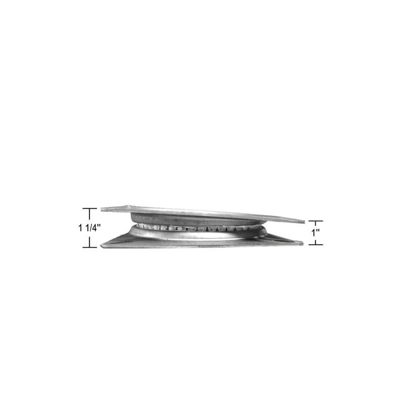 #92TMR - 6.75" Square - 3° Pitched/Angled, 51 Ball Bearings
