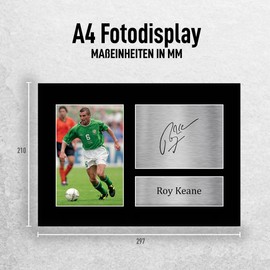HWC Trading A4 ROY KEANE IRELAND GIFTS PRINTED AUTOGRAPH FOR FOOTBALL FANS