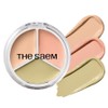 The Saem Cover Perfection Triple Pot Concealer Glow 6g, 21N, 1 piece / 더샘 커버 퍼펙션 트리플 팟 컨실러 글로우 6g, 21N, 1개
