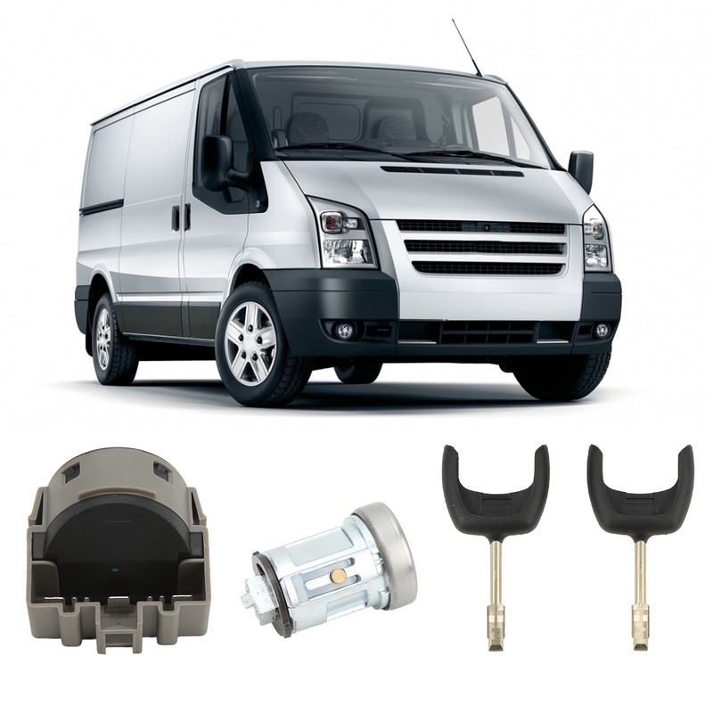 Ignition Starter Switch 98AB11572BG Engine Key Cylinder Set Replacement for