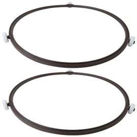 Misimain Upgraded Universal 9.5 Inch Turntable Roller Ring for LG Microwaves - Replacement Part, Fits Models MVH1615WW, LMV1630BB, MV1645AGTL, MV1646EGY(2 Pack)