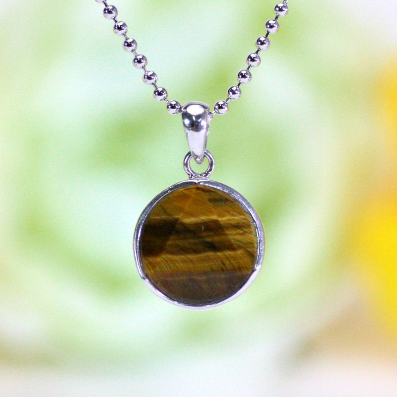 happi-bomu Tiger Hexagon Diameter 12 mm 6-Pointed Star Cut Natural