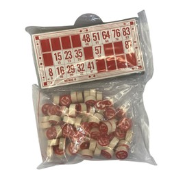 Perfeclan Lotto Board Game, Classic Wooden Lotto Chess Set, Fun Bingo Number Cards Bingo Board Game Wooden Bingo Game for Parties,