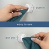S&T INC. Round Adhesive Push Towel Hooks for Kitchen, Hand