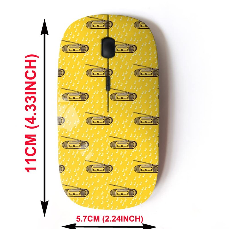 2.4G Wireless Mouse with Cute Pattern Design for All Laptops
