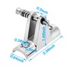 Amadget 2 PCS Bimini Top Deck Hinge 90°Fitting Concave Base