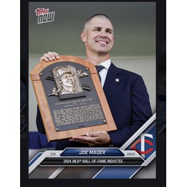 2024 TOPPS NOW 7/21 - Hall Of Fame Inductee  - JOE MAUER (Topps Bunt Digitalcard