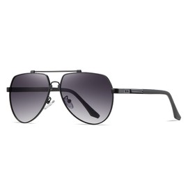 Cyxus Aviator Sunglasses For Men Polarized Men's Sunglasses With UV400 Protection Outdoor Sunglasses for Driving Fishing Golf Black