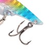 6pcs 5cm Metal Artificial Vib Fishing Lure Streamlined Design 3D