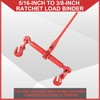 AAIN Ratchet Chain Load Binder 5/16"-3/8" with 2 Grabs,5,400 lbs.