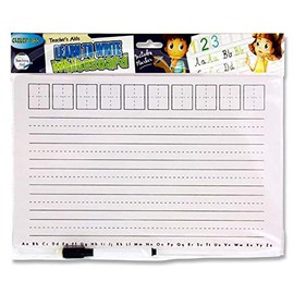 Premier Stationery Clever Kidz Teacher's Aid Learn to Write Whiteboard with Marker