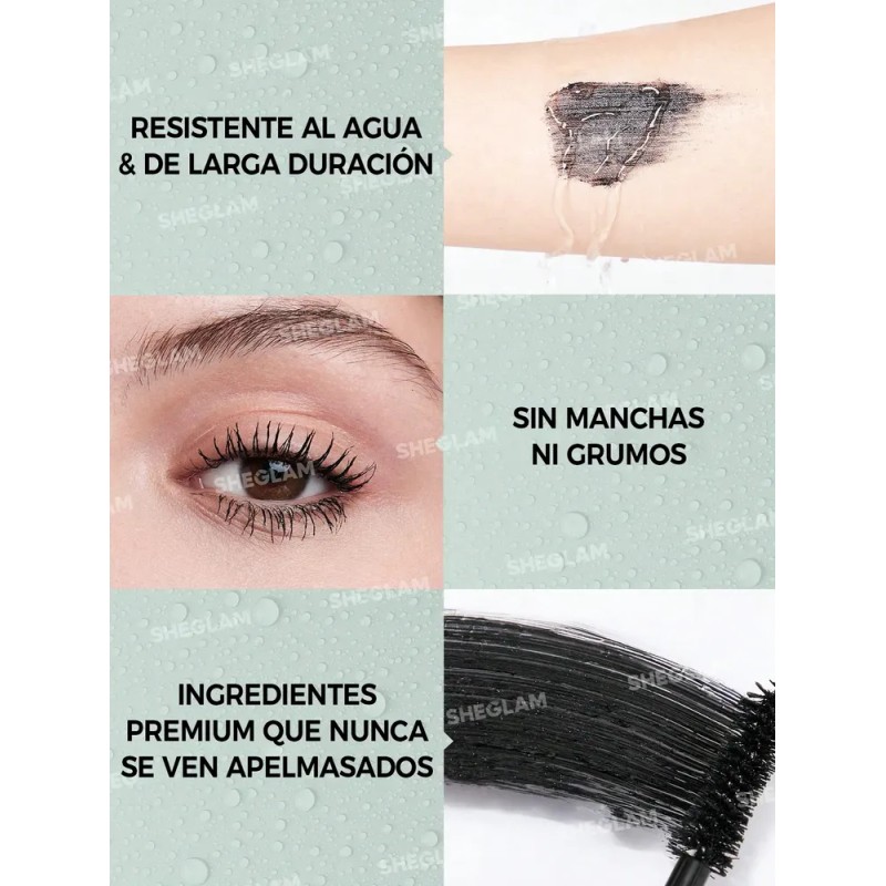 Sheglam Máscara De Pestañas 2 En 1 Volumen Y Alargamiento
