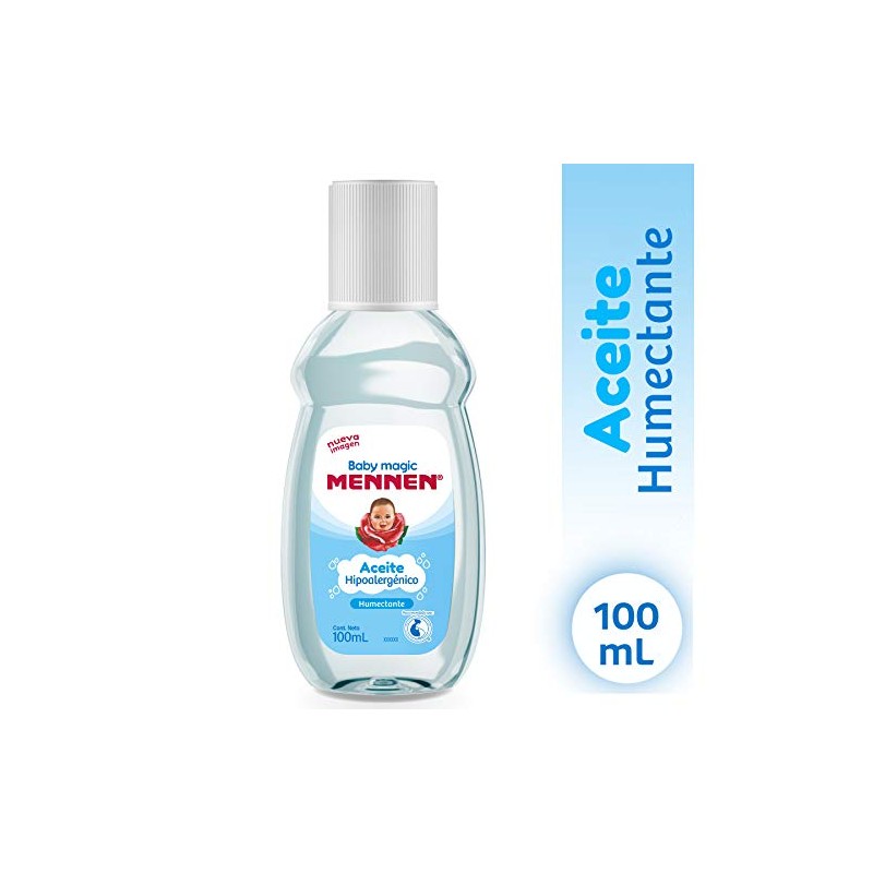Mennen Aceite de Bebé Baby Magic 100 ml. Hipoalergénico. Humectante,