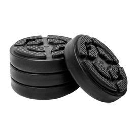 NYTKL 4 PCS Car Lifting Pads, Two-Post Round Auto Jacking Lift Arm Pad Rubber Protector, Heavy Duty Car Jack Pads Jacking Weightlifter Accessories for Auto Lift Truck Hoist