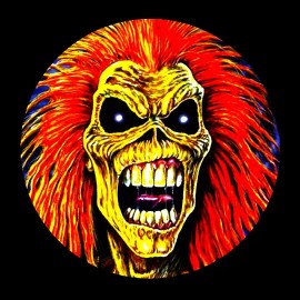 IRON MAIDEN EDDIES  SIX IMAGES CRYSTAL BRACELET  ADJUSTABLE