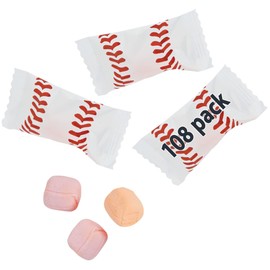 Baseball Candy Individually Wrapped Sport Candy 108 Bulk pk, Baseball Party Supplies for Baseball Birthday party, Baseball Party Favor Goodie Bag Stuffer, Baseball Favors & Treats, Sport Theme Party
