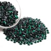 6000PCS Hotfix Rhinestones Bulk, Green Rhinestones for Crafts Clothes,Hotfix Crystals
