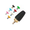 SEIWEI Pressure Washer Rotating Turbo Nozzle 4000PSI with 5 Nozzle