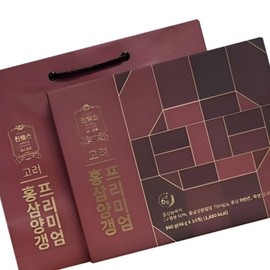 홍삼양갱 프리미엄 6년근 고려 홍삼 설날 명절 선물세트 Premium 6-Year-Old Korean Red Ginseng Yanggaeng Lunar New Year Gift Set