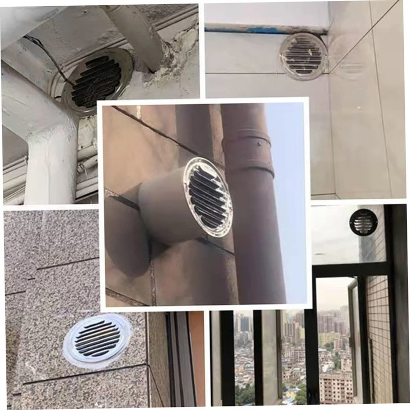 iplusmile Stainless Steel Rain Hat for Ventilation Round Air Vent