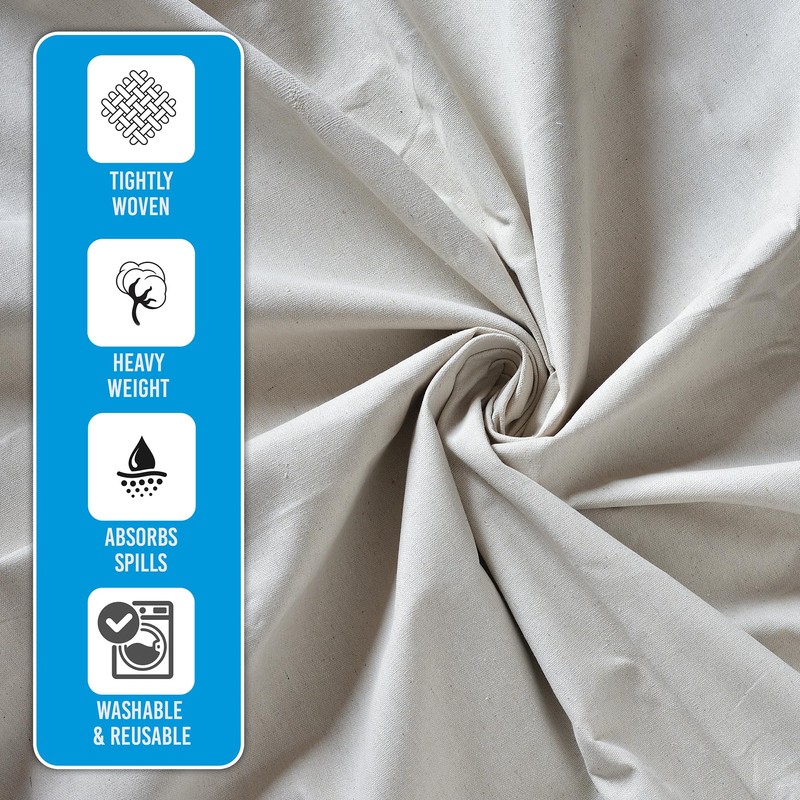 Canvas Drop Cloth - Durable Protection for Painting and Home