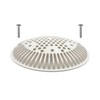 WG1048E White Pool Main Drain Cover Replacement Compatible with WG1048E