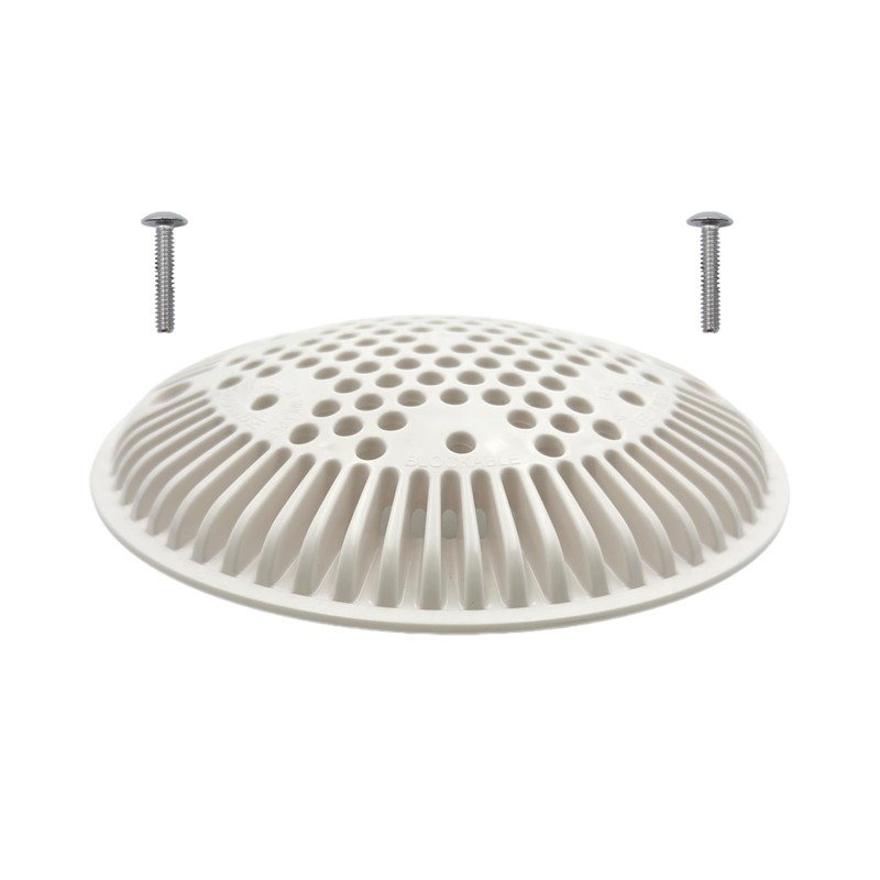 WG1048E White Pool Main Drain Cover Replacement Compatible with WG1048E