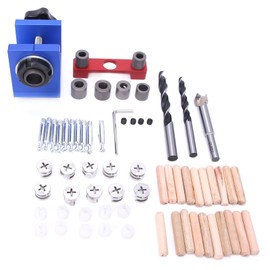 3 in 1 Hole Drilling Guide Drill Bit Wood Dowel Woodworking Positioner Locator ToolA Type