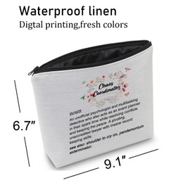 BNQL Chaos Coordinator Gifts Makeup Cosmetic Bag for Women Chaos Coordinator Definition Thank You Appreciation Gifts (Chaos Coordinator Makeup Bag)