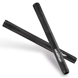 Junshun Rubber Golf Grips.Golf Grips Set of 2, High Traction and Feedback Rubber Golf Club Grips .（Black）