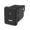 EMSea Car USB Charging Socket Plug and AUX Charging Socket