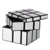 AHYUAN 3x3x3 Mirror Cube Dysmorphism Magic Speed Cube Silver 3D