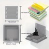 Sticky Note Stencil,Sticky Note Hold/er with Stencil,Sticky No/te Line Stenc/il