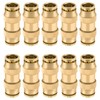 Boeray 1/2" Quick Push to Connect Fittings Brass Union Straight