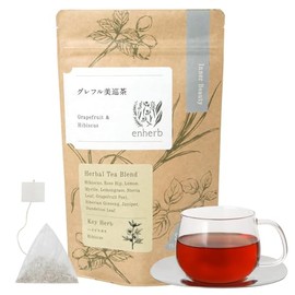 enherb Herbal Tea "Refreshing Cuto Gleffuru Meguri Tea" x 30 Packs, Caffeine-free Tea Bags