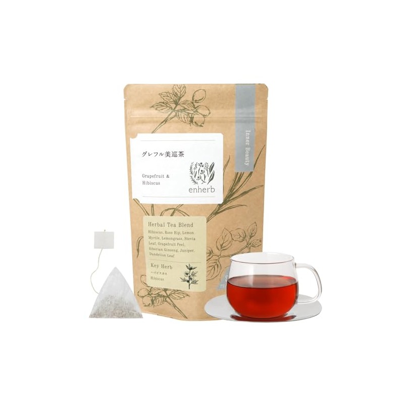 enherb Herbal Tea "Refreshing Cuto Gleffuru Meguri Tea" x 30