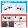 AST Childproof Double Door Security Lock, Adjustable Keyed French Door