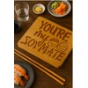 Sushi Kawaii Cute Designs Wooden Cutting Board, Kitchen Serving Board