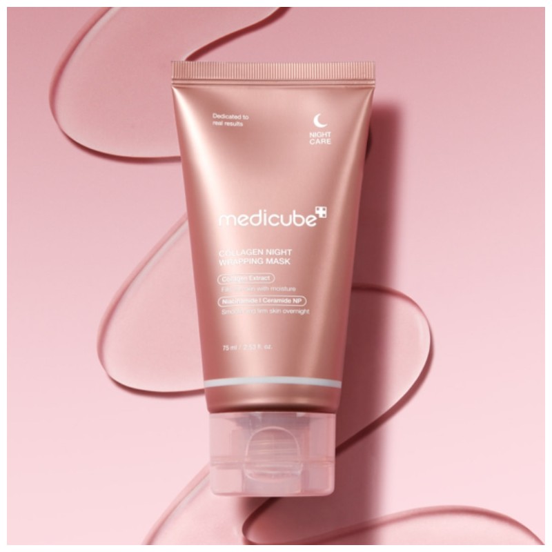 MEDICUBE Collagen Night Wrapping Mask 75ml, Type:02 Collagen Night Wrapping