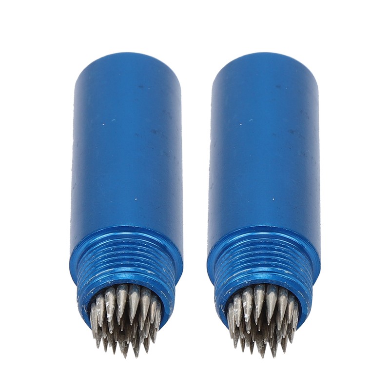 2PCS Metal Billiard Pool Cue Tip Pricker Snooker Club Head