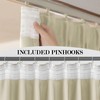 ABBRIGE Extra Wide Blackout Curtains Room Separator Soundproof - Floor