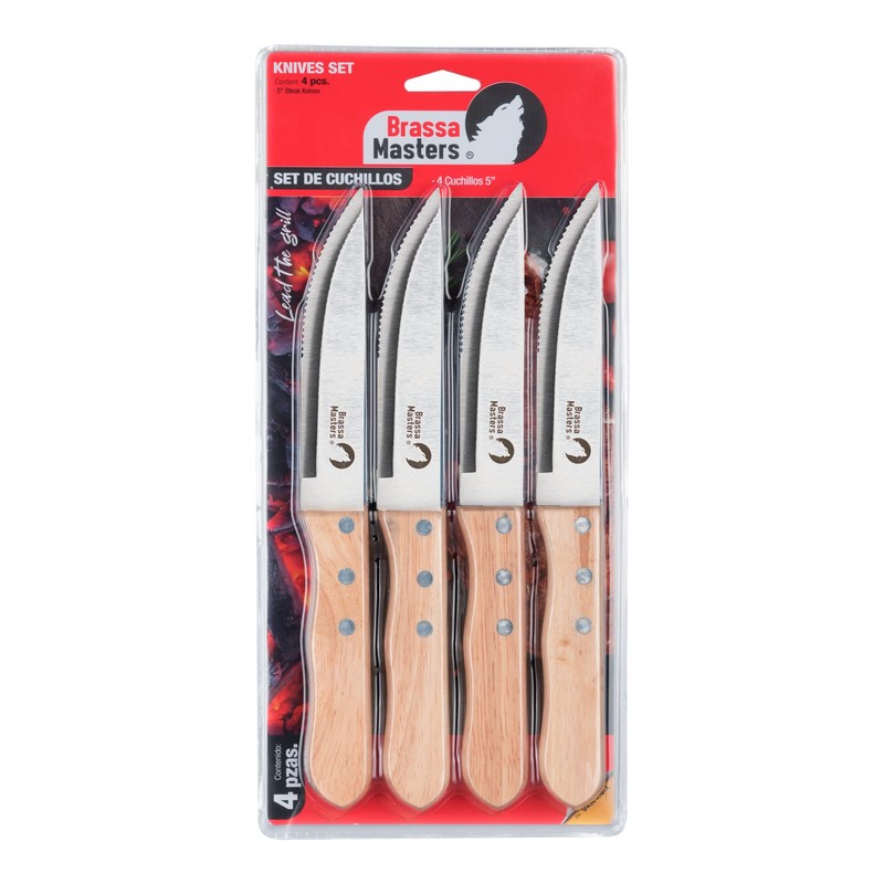Brassa Masters 44060 Juego de Cuchillos de Acero Inoxidable para