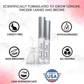 Hairgenics Lavish Lash €" Eyelash Growth Enhancer & Brow Serum for Long, Luscious Lashes and Eyebrows.!