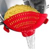 Clip-On Silicone Pot Strainer for Pasta, Vegetables & More –