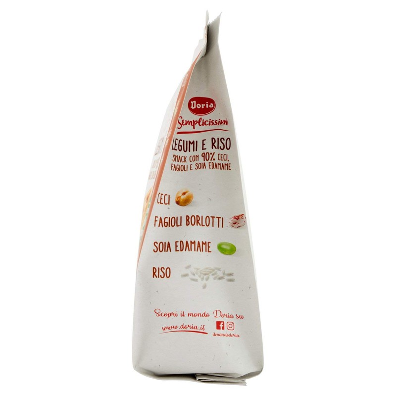 Doria - Semplicissimi Legumi e Riso - Snack Ceci, Fagioli