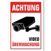Videoüberwachung Sign, 20 x 30 cm, 3 mm Thick Hard